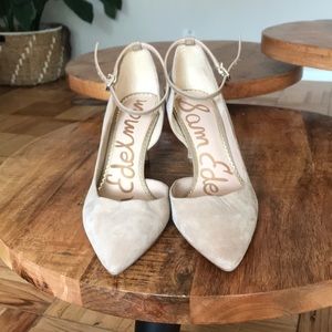 Sam Edelman closed-toe with strap heels. Size 7.5